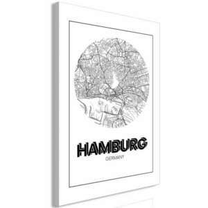 Retro Hamburg (1 rész) Függőleges 60x90 - vászonkép kép