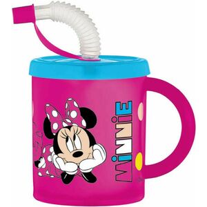 Disney Minnie szívószálas bögre, műanyag 210 ml kép