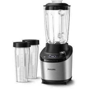 Philips 7000 series HR3760/10 Turmixgép 2 L 1500 W Fekete, Rozsdamentes acél kép