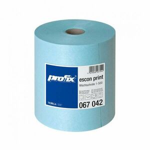 PROFIX Escon print türkíz ipari törlőkendő 500 lap/tekercs, 1 tekercs/zsugor kép