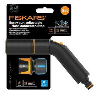 Fiskars Comfort locsolópisztoly, állítható fejjel + CF tömlőcsatl... kép