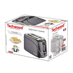 Techwood TGP-246 kenyérpirító (fekete) kép