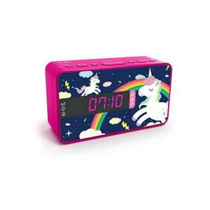 Bigben Kids Unicorn Dual Ébresztőóra cserélhető előlappal (Platform nélküli) kép