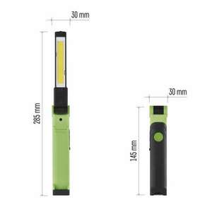 COB LED újratölthető zseblámpa P4540, 750 lm, 1800 mAh kép