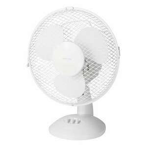 Deltaco FT-534 2 fokozatú asztali Ventilátor 20W, Fehér kép