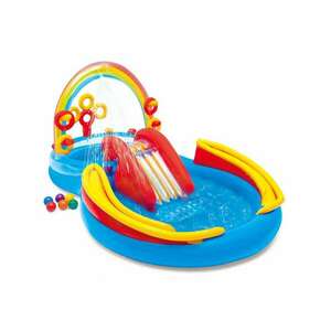 Intex Rainbow Ring Play Center felfújható Gyerekmedence 297x193x135cm (57453NP) kép