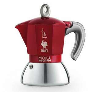 Bialetti 6942 Moka Indukciós Kotyogós Kávéfőző 2 személyes, Piros kép