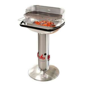 Barbecook BC-CHA-1004 Loewy 55 SST rozsdamentes acél faszenes grill, 55x33x101cm kép