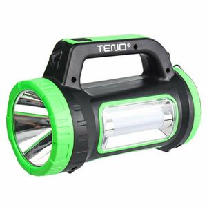 Teno® Solar Camping Lantern, 2 energiaellátás, 5 világítási mód, hordozható, túrázáshoz, USB port, újratölthető, zöld kép