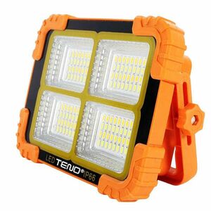 Solar Lamp 144 Teno® LED, 4 világítási mód, IP66 védelem, vészvilágítás, power bank, hordozható, Vízálló, kültéri, narancs kép