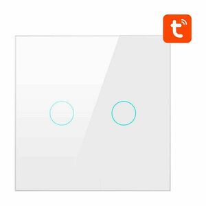 Smart Light Switch ZigBee Avatto ZTS02-EU-W2 2 Way TUYA (white) kép