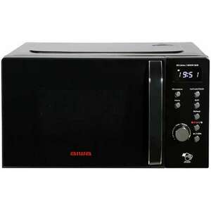 Aiwa AMW-202DG/BK Digitális mikrohullámú sütő grillsütővel, 20 l, 700 W, gyorssütés 8 móddal kép