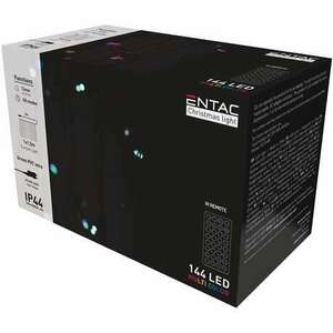 Entac ECCL-144-RGBIR FÜGGÖNY IP44 144 LED RGB 8X8 FUNKCIÓ 1X1.5M IR TÁVIRÁNYÍTÓVAL kép