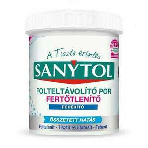 SANYTOL Folteltávolító- és fertőtlenítő por, 450 g, SANYTOL, fehér ruhákhoz kép