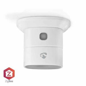 SmartLife CO érzékelő | Zigbee 3.0 | Elemes Áramellátás | Érzékelő élettartama: 10 év | EN 50291 | Android™ / IOS | Teszt gombbal | 85 dB | Fehér kép