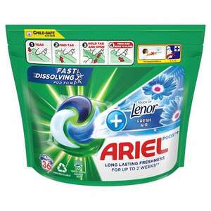 Ariel Allin1 Pods +Touch of Lenor Fresh Air Mosókapszula 36 mosás kép