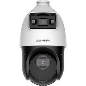 Dahua IP PTZ térfigyelő kamera, TandemVu, DarkFighter és ColorVu, 4 MP, 2, 8 mm és 4, 8 ~ 120 mm objektív, WL 30 m, IR 100 m, audio, riasztó - HIKVISION DS-2SE4C425MWG-E14F0 kép