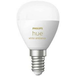 Philips Hue White ambience 8719514491106 intelligens fényerő szabályozás Intelligens izzó Bluetooth Fehér 5, 1 W (8719514491106) kép