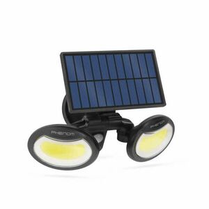 Mozgásérzékelős szolár reflektor (forgatható fejjel, 2 COB LED) kép