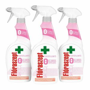 Flóraszept klórmentes fertőtlenítő hatású konyhai Spray 3x700ml kép