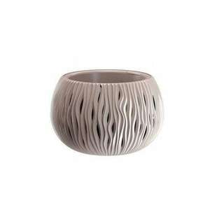 Prosperplast Sandy Bowl Dekoratív virágcserép, kerek, barna, 20, 75 L, 47, 8 x 30 cm kép