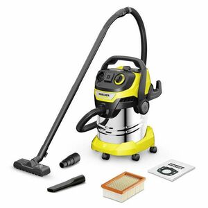 Karcher WD5 P S V-25/5/22 Száraz-Nedves Porszívó, Sárga-Fekete kép