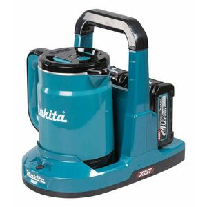 Makita KT001GZ elektromos vízforraló 0, 8 L Fekete, Kék kép