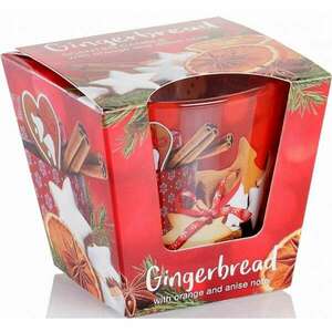 Gyertya 1 üvegben illatos 23' 1 Gingerbreand Scented Candle 115g Bartek candles illatos gyertya kép