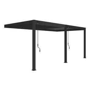 ROJAPLAST INTRO PLUS BIOKLIMATIKUS PERGOLA FALHOZ 6X3 M - SZÜRKE, RAL 7016 kép