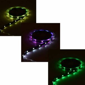 Tűzijáték RGB LED szalag távirányítóval és telefonos vezérléssel - tűzijáték mintában rögzíthető szalag, követi a zene ritmusát (BBV) kép