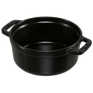 Staub La Cocotte 12cm Sütőedény kerek - Fekete kép