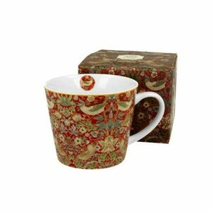 D.G.27440 Porcelánbögre 600ml, dobozban, William Morris: Strawberry Thief Red kép