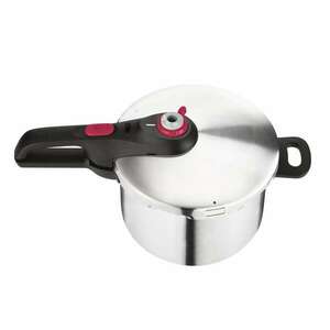 Tefal P2530750 Tefal Secure 5 Neo 6 l, 2 nyomásbeállítás, nemesacél Inox-Fekete-Piros kukta kép