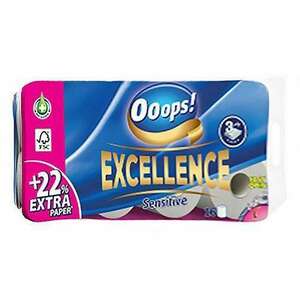 Toalettpapír OOOPS! Excellence 3 rétegű 16 tekercs kép