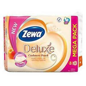 Toalettpapír ZEWA Deluxe 3 rétegű 24 tekercses Cashmere Peach kép