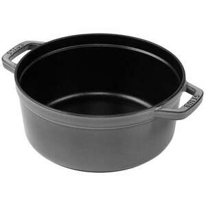 Staub La Cocotte 24cm Sütőedény kerek - Szürke kép