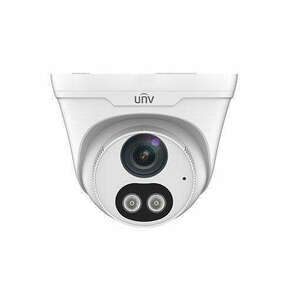 Uniview Easystar 2MP Colorhunter turret dómkamera, 4mm fix objektívvel, mikrofonnal és hangszóróval kép