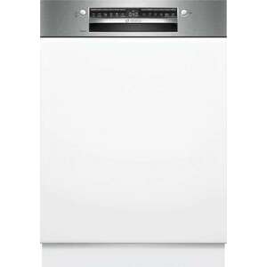 Bosch SMI4HTS00E, Részben Beépíthető, 13 Teríték, 6 Program, 0.836 kWh, (D), Fehér-Inox mosogatógép kép