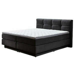 SUN GARDEN BOXSPRING PORTAGE BX2110 KONTINENTÁLIS FRANCIAÁGY, 180 X 200 CM, SÖTÉTSZÜRKE kép