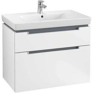 VILLEROY & BOCH Subway 2.0 fürdőszobai alsószekrény 2 fiókos matt white A91400MS kép