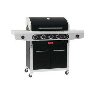 Barbecook BC-GAS-2031 Siesta 612 Black Edition gázgrill, tárolóval, oldalégővel, nyárs égőfejjel, 143x56x120cm kép