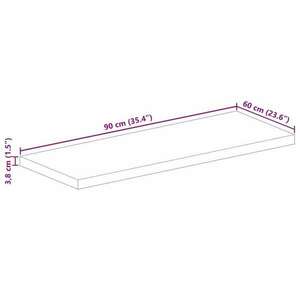 vidaXL tömör újrahasznosított fa téglalap alakú asztallap 90x60x3, 8 cm kép