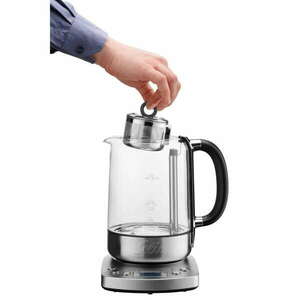 Elektromos vízforraló infúzióval Solis, Tea Kettle Automatic 5518, 1, 7 liter, automatikus szűrő működés, 5 program, testreszabható program, hőmérséklet szabályozás, melegen tartás, ezüst kép