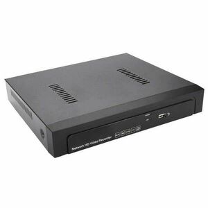 N4/1U-POE 4CH HDD NVR Digital Video Felvevő, Support VGA / HDMI / USB kép