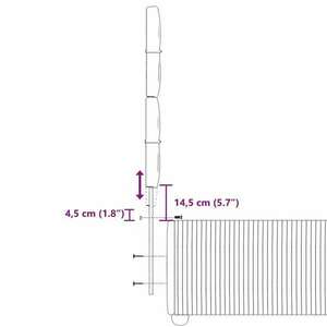 vidaXL sötétszürke bársony rugós ágy matraccal 120 x 200 cm kép