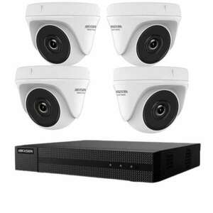 Hikvision HiWatch Series 4 kamera 2 megapixeles infravörös 20M DVR 4 csatornás megfigyelő készlet kép