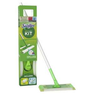 Swiffer Sweeper Felmosó kezdőkészet - ezüst-zöld kép