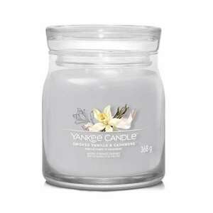 Yankee Candle Signature Smoked Vanilla & Cashmere Illatgyertya 368g (1630023E) kép