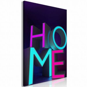 Otthoni neon (1 rész) Függőleges 40x60 - vászonkép kép