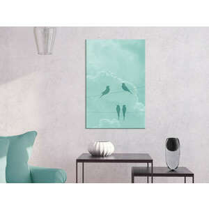 Celadon Sky (1 rész) Függőleges 60x90 - vászonkép kép